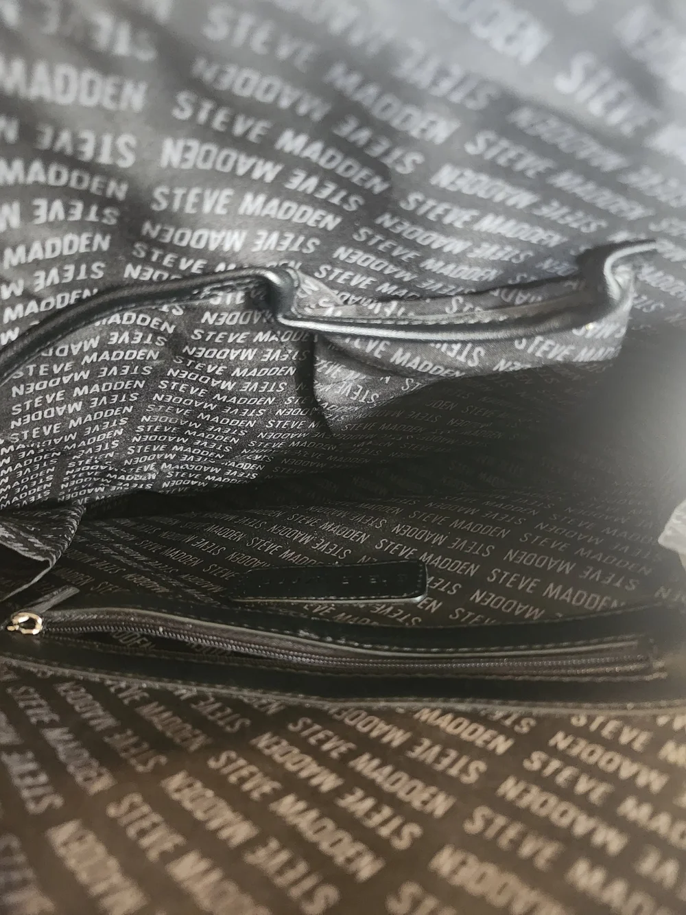 Steve Madden Black Studded Women's Backpack